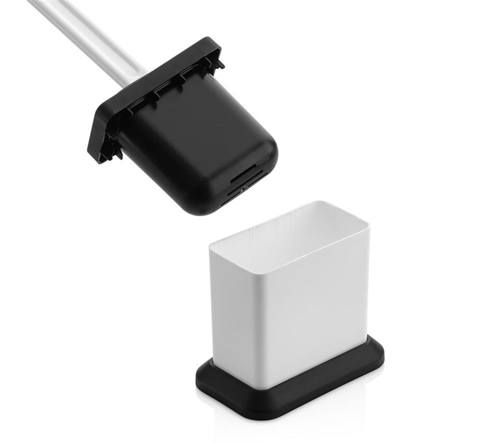 Rulopak Kare Elite Silikon Tuvalet Fırçası Siyah