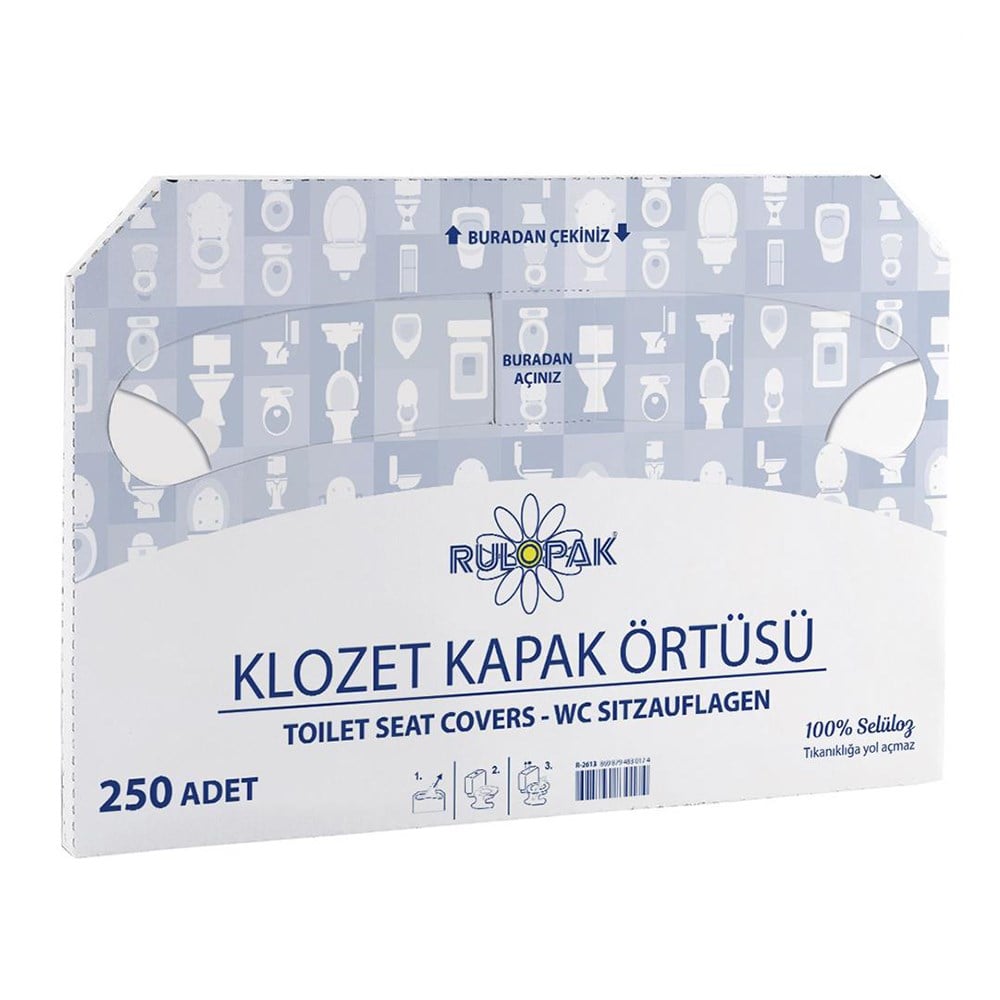 Rulopak Klozet Kapak Örtüsü 20 Paket