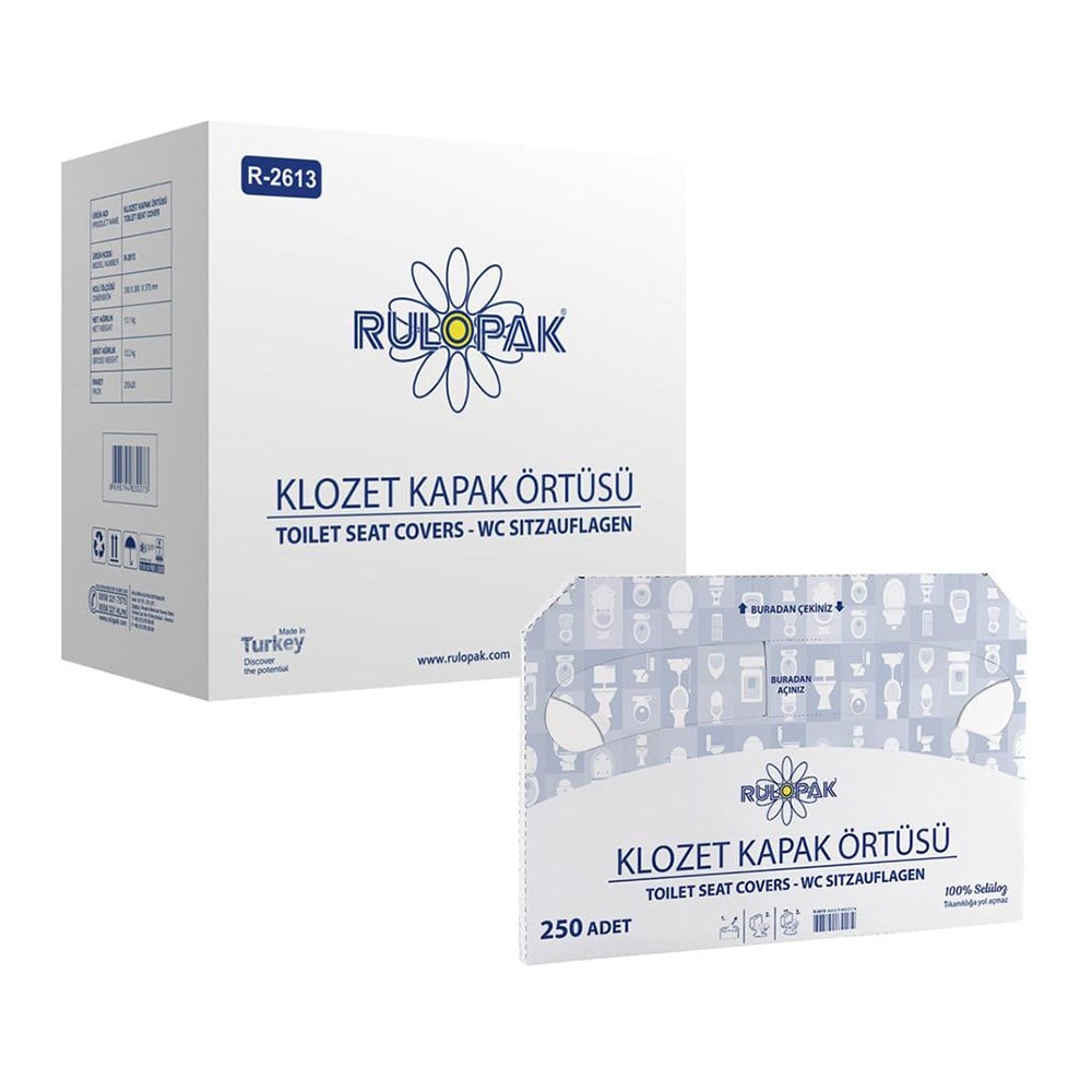 Rulopak Klozet Kapak Örtüsü 20 Paket
