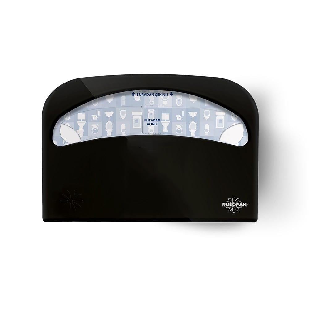 Rulopak Klozet Kapak Örtüsü Dispenseri Siyah