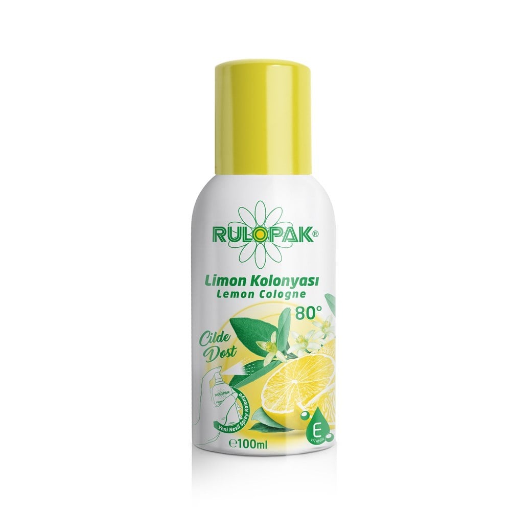 Rulopak Kolonya Tüp Sprey 100 Ml