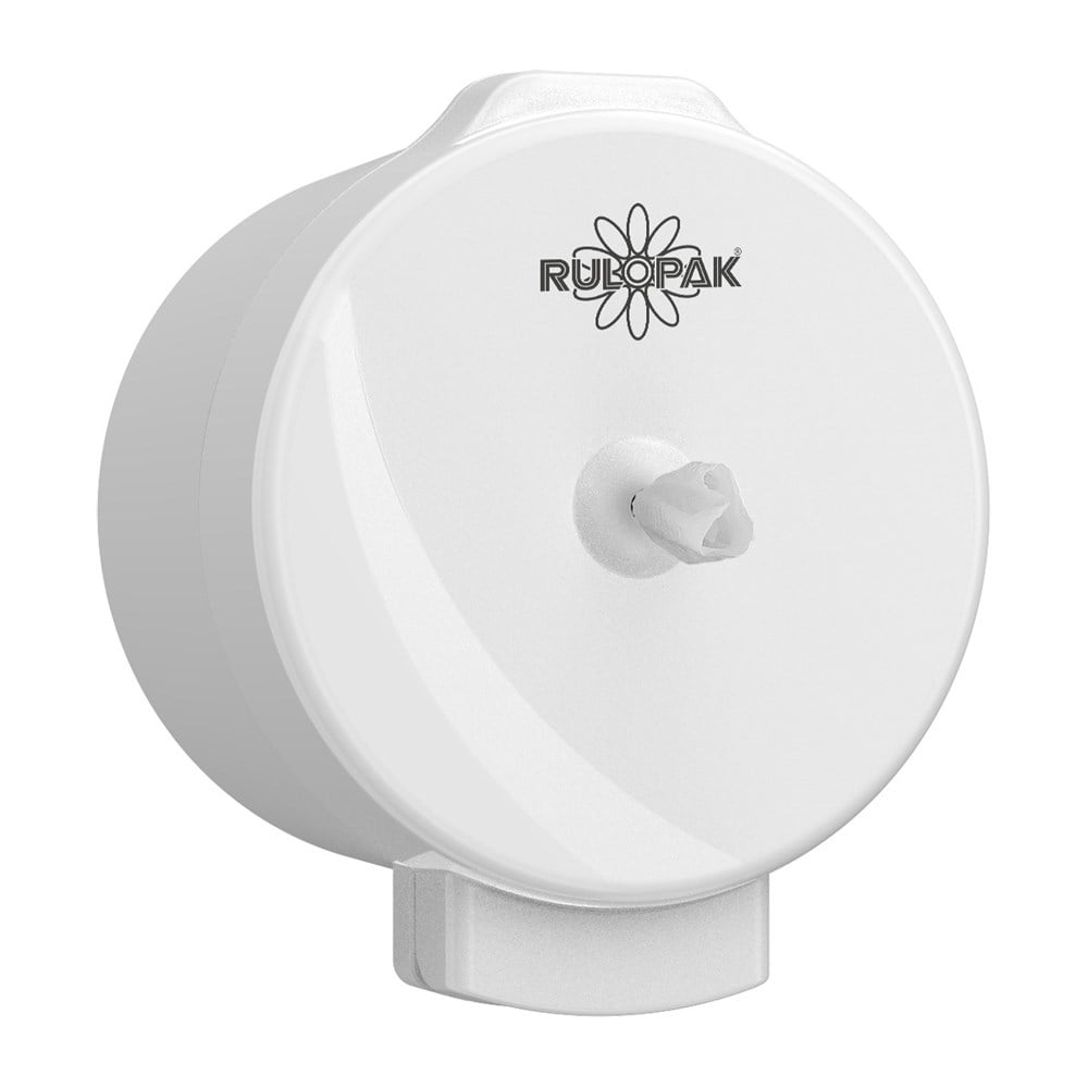 Rulopak Modern Cimri İçten Çekmeli Tuvalet Kağıdı Dispenseri - Beyaz