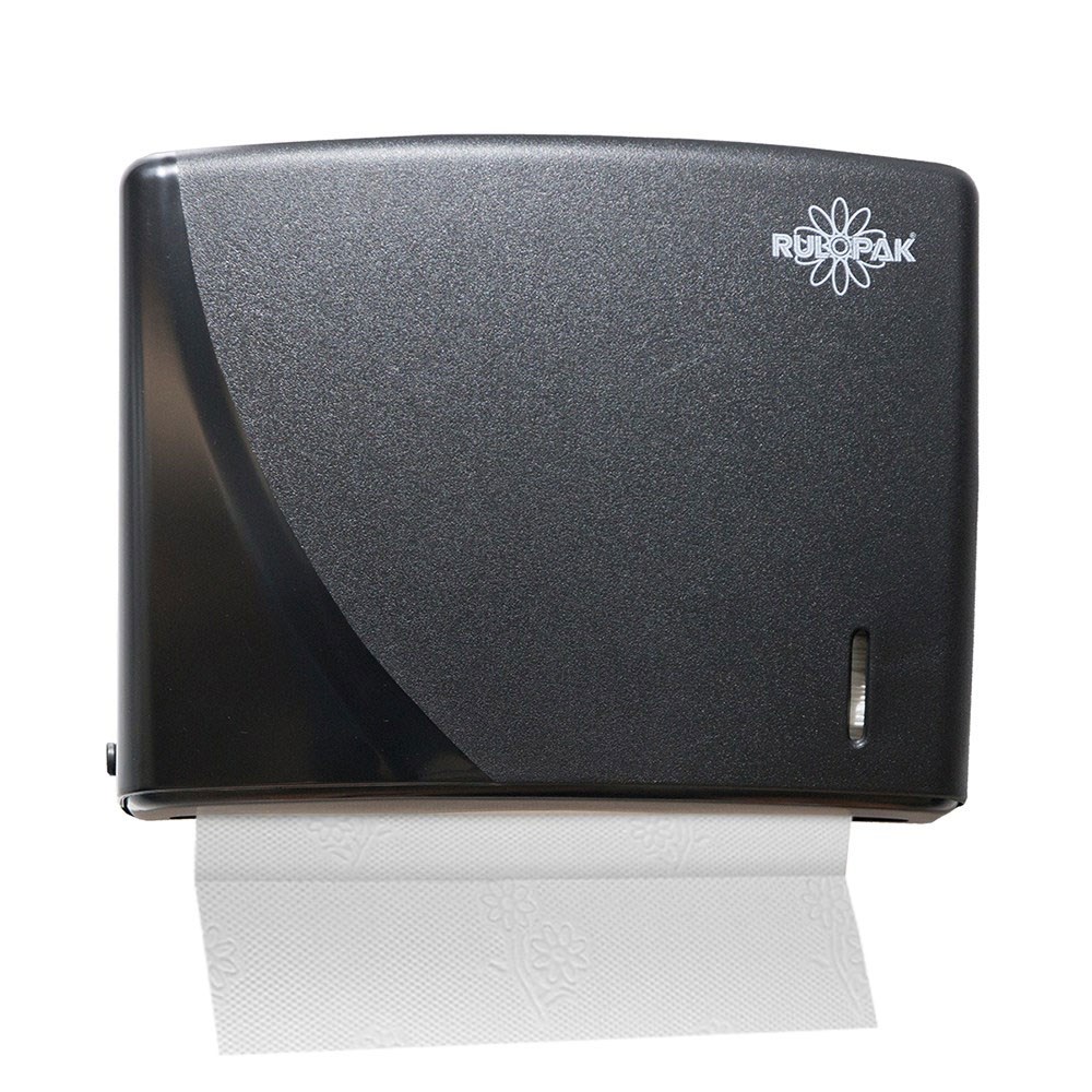 Rulopak Modern Z Katlama Kağıt Havlu Dispenseri 200'Lü Siyah