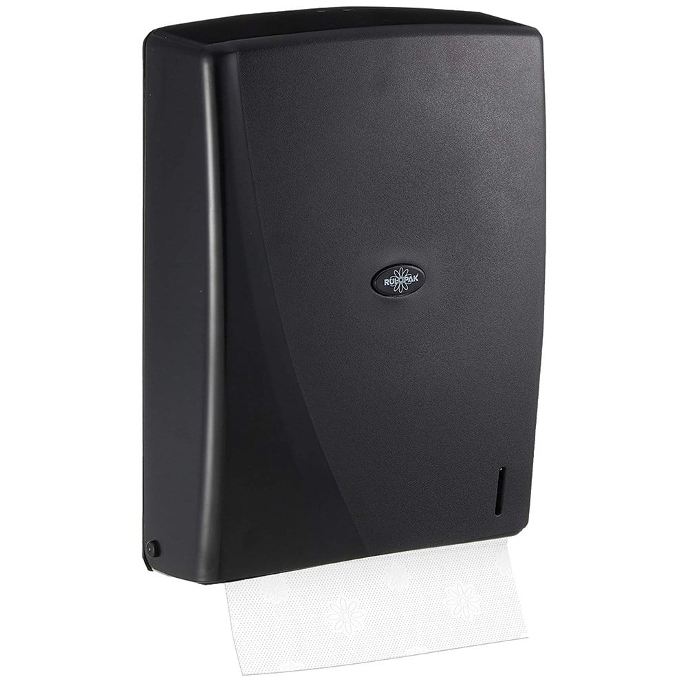Rulopak Modern Z Katlama Kağıt Havlu Dispenseri 400Lü Siyah