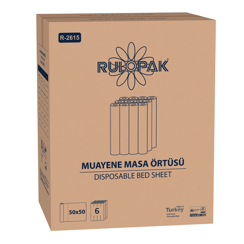 Rulopak Muayene Masa Örtüsü 50M 