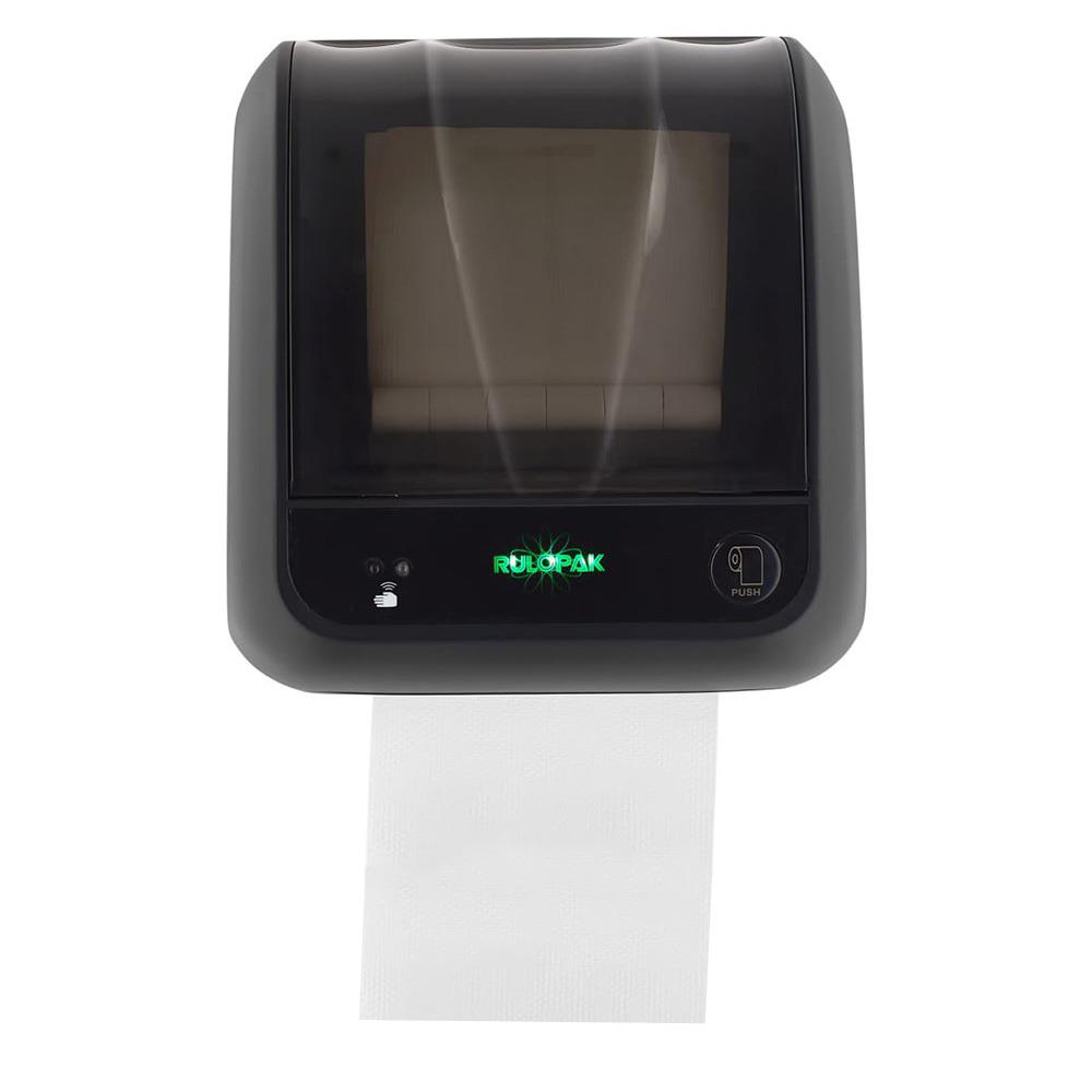 Rulopak Robolet Sensörlü Tuvalet Kağıdı Dispenseri Siyah