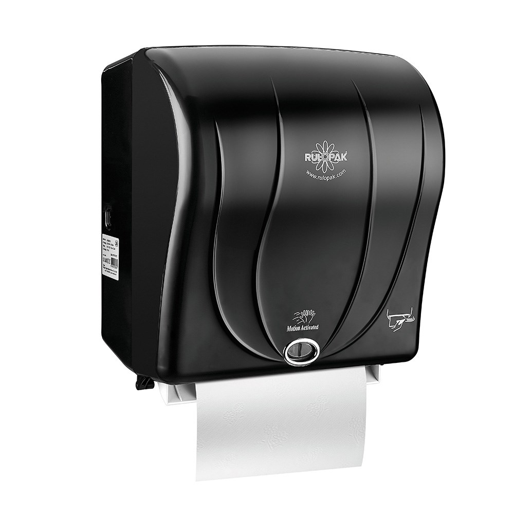 Rulopak Sensörlü Kağıt Havlu Dispenseri 26 Cm Siyah