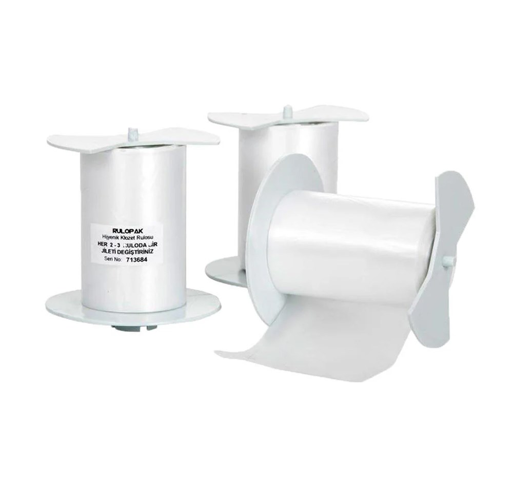 Rulopak Sensörlü Hijyenik Klozet Kapağı Rulosu 50li