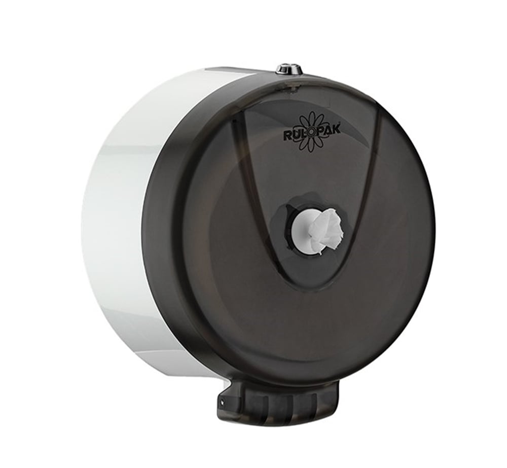 Rulopak Yeni Mini Cimri İçten Çekmeli Tuvalet Kağıdı Dispenseri - Füme