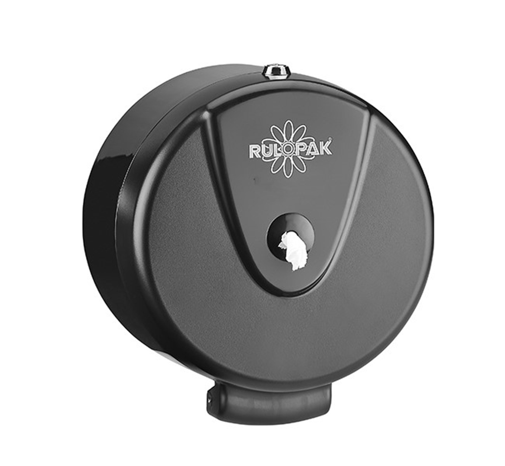 Rulopak Yeni Mini Cimri İçten Çekmeli Tuvalet Kağıdı Dispenseri - Siyah