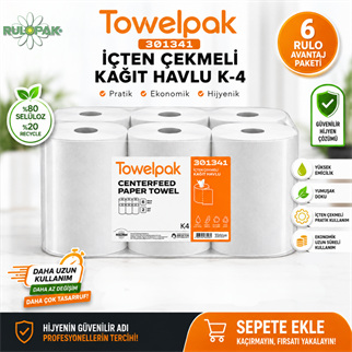 301341 Towelpak İçten Çekmeli Havlu K-4