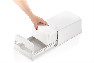 303824 Elite Tezgahüstü Tekçek Peçete Dispenseri Beyaz