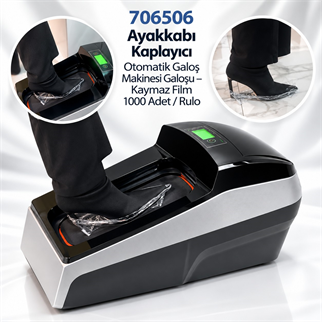 706506 Ayakkabı Kaplayıcı Otomatik Galoş Makinesi Galoşu – Kaymaz Film 1000 Adet / Rulo