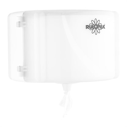 Rulopak 360° Mini Cimri İçten Çekmeli Tuvalet Kağıdı Dispenseri Beyaz