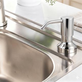 Rulopak Ankastre Köpük Sabun Dispenseri Krom 1000 Ml