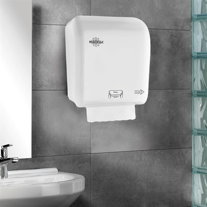 Rulopak Autocut Kağıt Havlu Dispenseri 21 Cm Beyaz