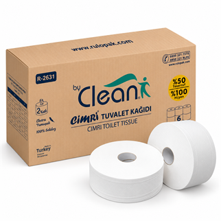 Rulopak By Clean Cimri Tuvalet Kağıdı 2 Katlı 4 Kg