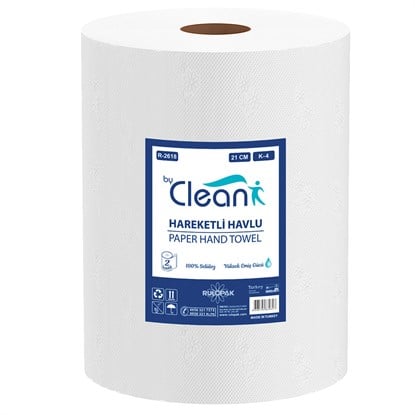 Rulopak By Clean Hareketli Havlu 2 Katlı 21 Cm 67 M 6Lı Paket 4 Kg