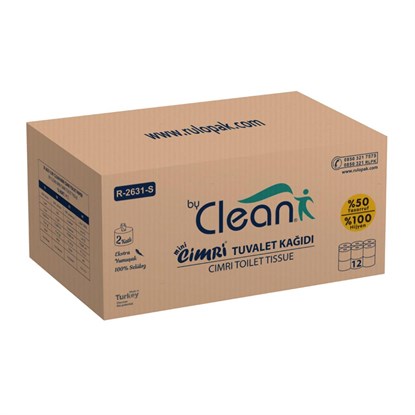 Rulopak By Clean Mini Cimri Tuvalet Kağıdı 2 Katlı 4 Kg