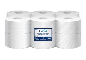 Rulopak By Clean Mini Jumbo Tuvalet Kağıdı 2 Katlı 12Li Paket 3,5 Kg