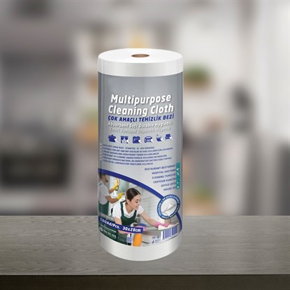 Rulopak Çok Amaçlı Temizlik Bezi 1 Rulo 100 Yaprak 