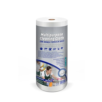 Rulopak Çok Amaçlı Temizlik Bezi 1 Rulo 100 Yaprak 