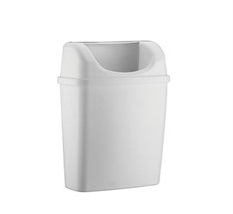 Rulopak Duvara Monte Çöp Kovası 6 Litre Beyaz