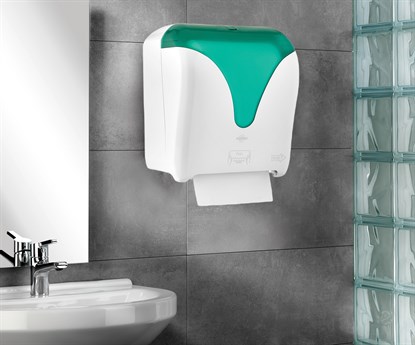 Rulopak Elite Autocut Kağıt Havlu Dispenseri 21 Cm Yeşil