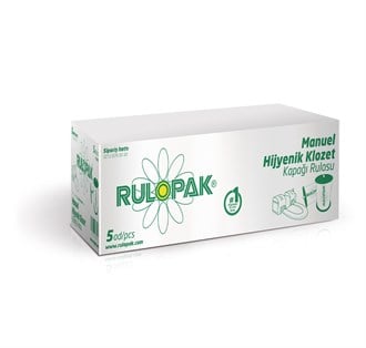 Rulopak Manuel Hijyenik Klozet Kapağı Rulosu
