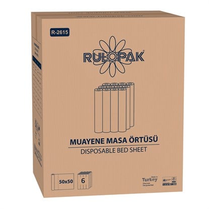 Rulopak Muayene Masa Örtüsü 50M 