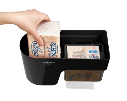 Rulopak Multitask Tuvalet Kağıdı Dispenseri Siyah