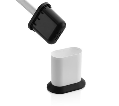 Rulopak Oval Elite Silikon Tuvalet Fırçası Siyah