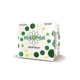 Rulopak Peçete 30x30 100lü Paket 24 Adet