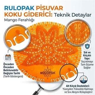Rulopak Pisuvar Koku Giderici Mango