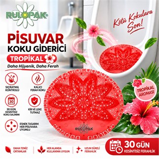 Rulopak Pisuvar Koku Giderici Tropikal