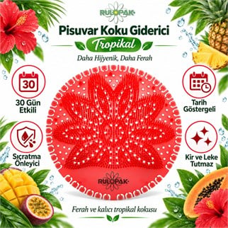 Rulopak Pisuvar Koku Giderici Tropikal