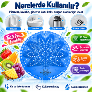 Rulopak Pisuvar Koku Giderici Tutti Frutti
