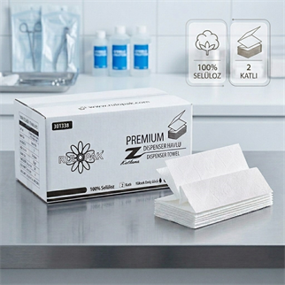 Rulopak Premium Z Kat Havlu 200 Yaprak 23x22,5