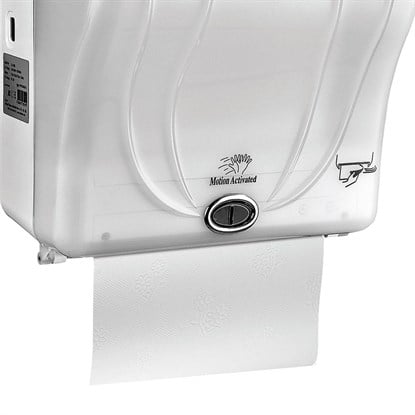 Rulopak Sensörlü Kağıt Havlu Dispenseri 21 Cm Transparan Beyaz