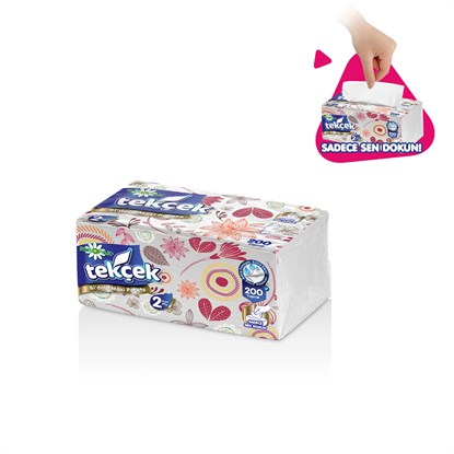 Rulopak Tekçek BiDolu Maxi Peçete 3 Katlı 150 Yaprak 24Lü Paket
