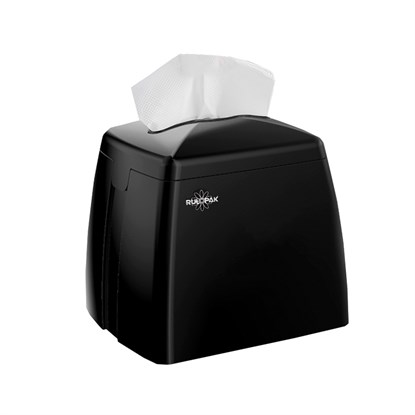 Rulopak Tekçek Midi Peçete Dispenseri Siyah