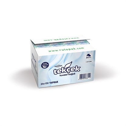 Rulopak Tekçek Tuvalet Kağıdı 3 Katlı 24Lü Paket