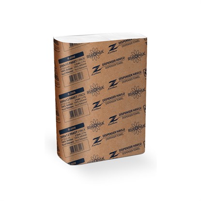 Rulopak Z Katlama Havlu Kağıt 2 Katlı 200 Yaprak 12Li Paket