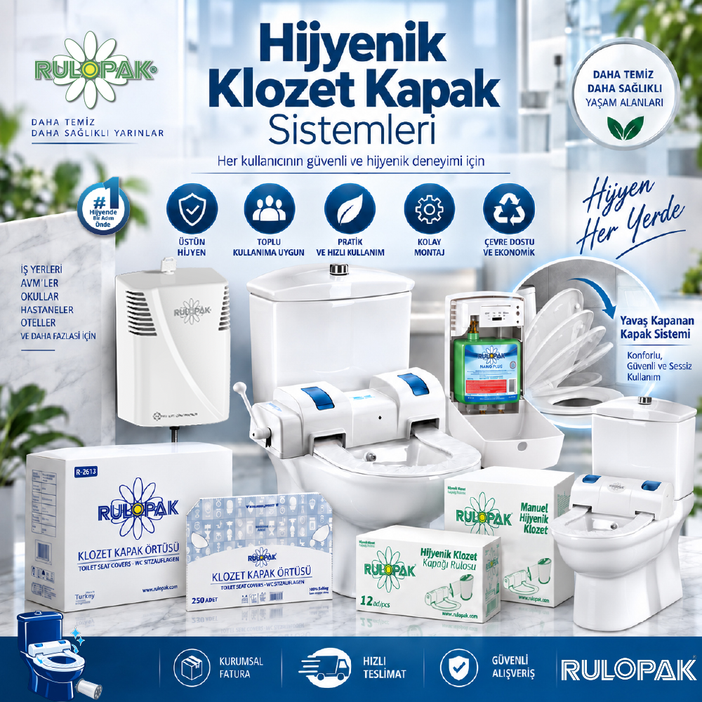 HİJYENİK KLOZET KAPAK SİSTEMLERİ