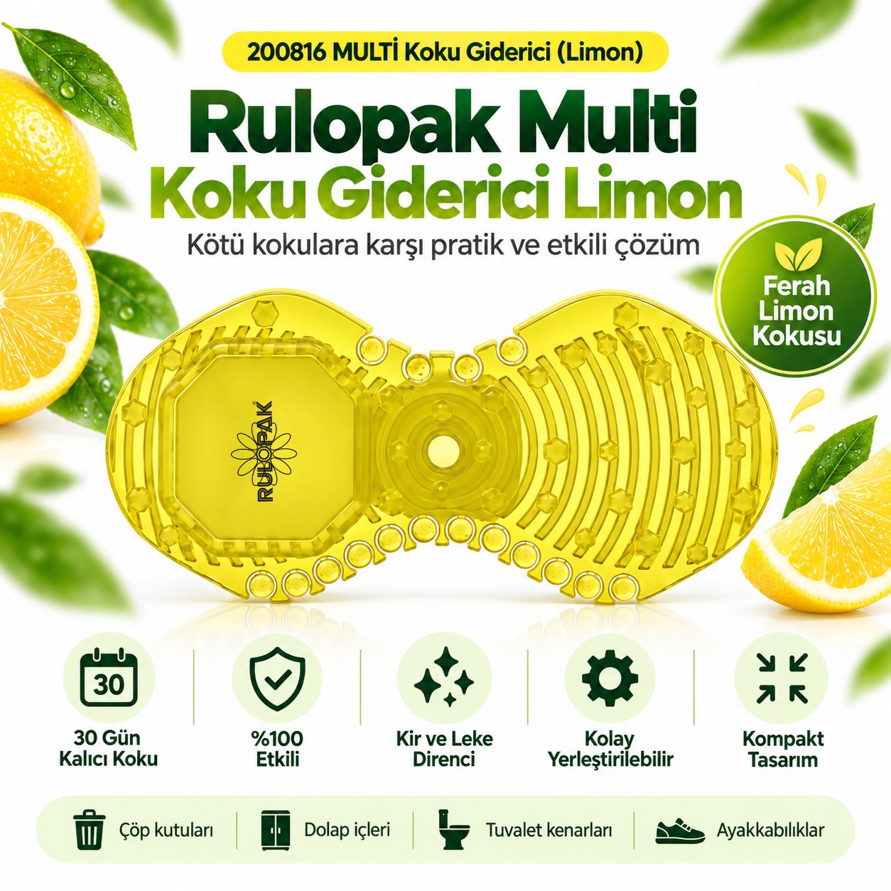 200816 MULTİ Koku Giderici (Limon)