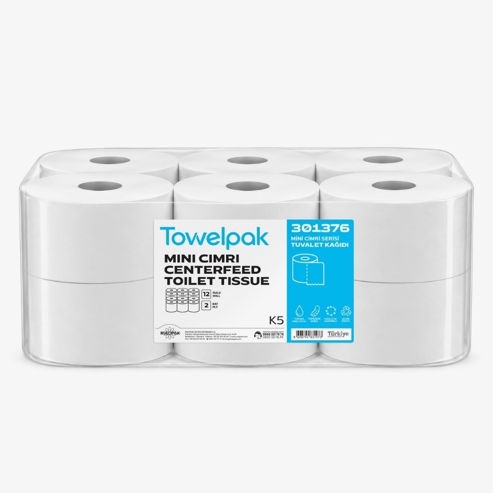 301376 Towelpak Mini Cimri Tuvalet Kağıdı K-5