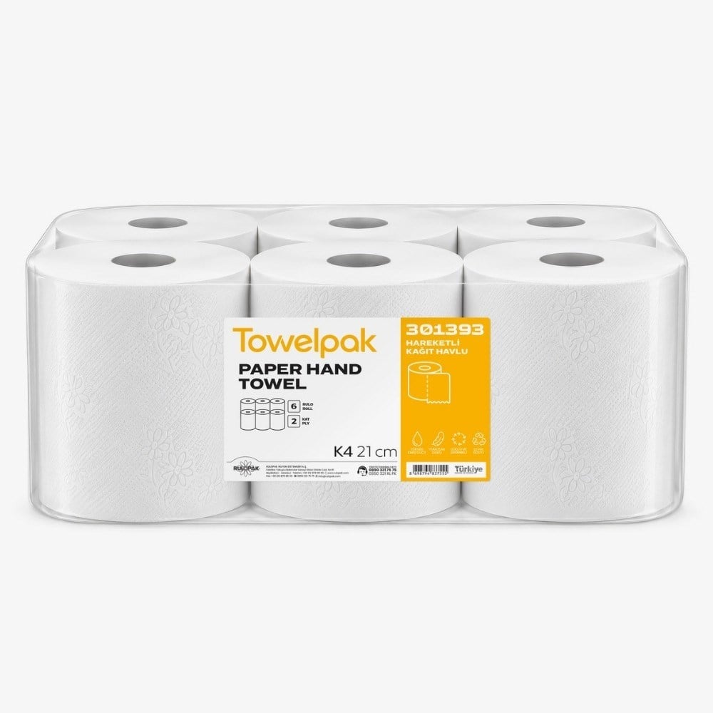 301393 Towelpak 21 cm Hareketli Havlu K-4