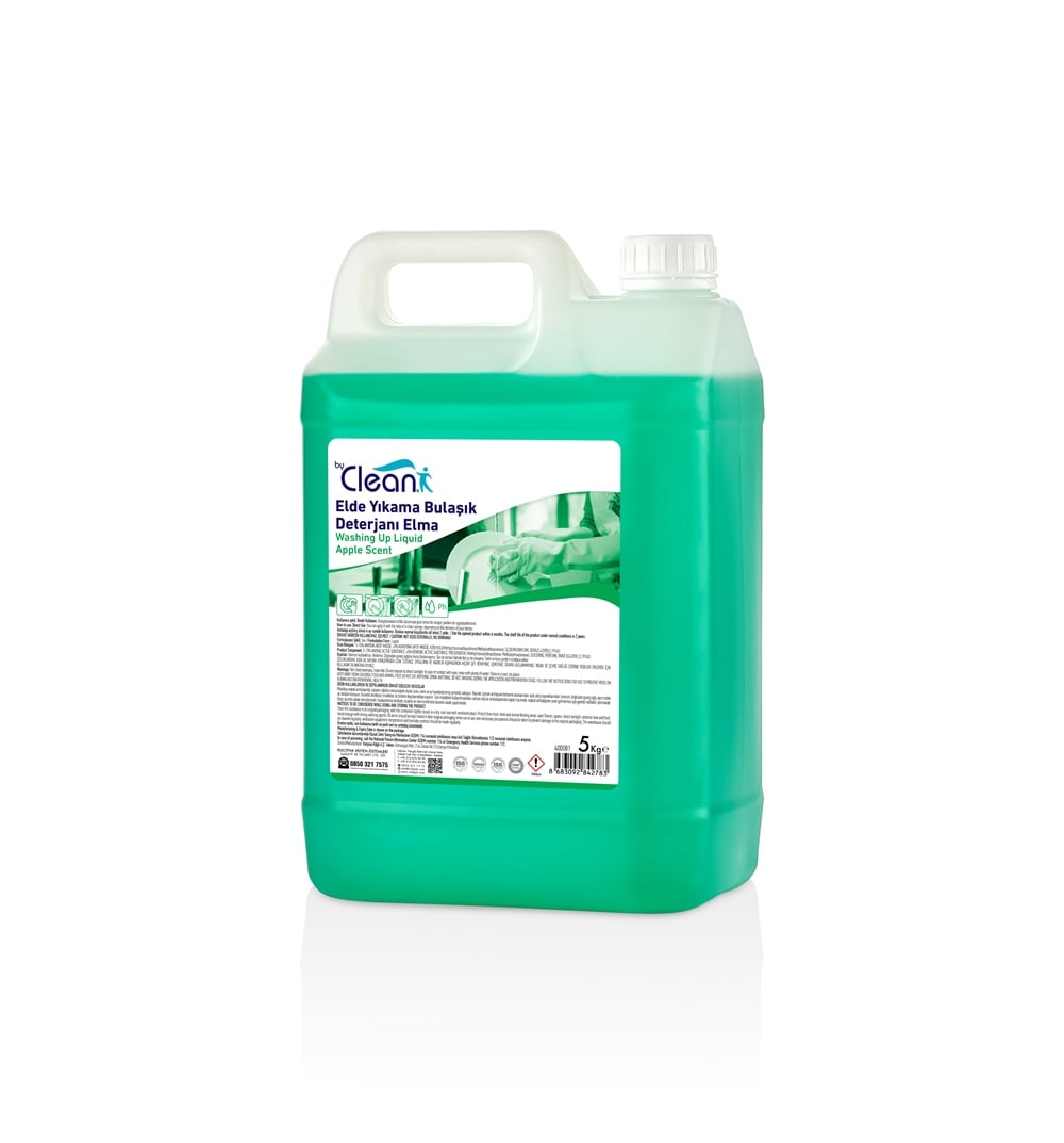 By Clean Elde Yıkama Bulaşık Deterjanı Elma 5 kg