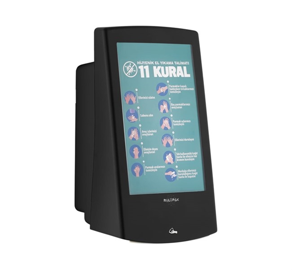 Reklamlı Köpük Dispenseri (Siyah)