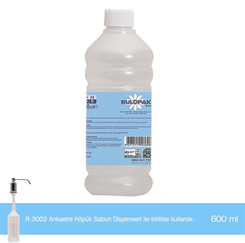 Rulopak 20X600 Ml Ankastre Köpük Kartuşu